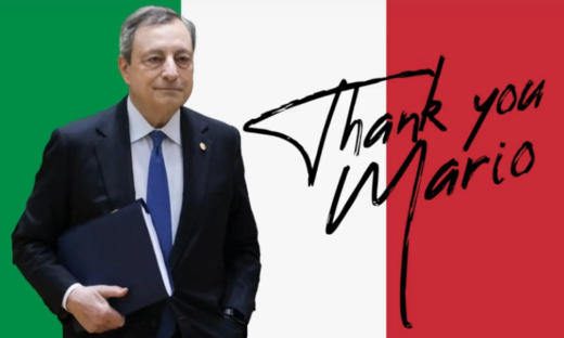 L'Unione Europea saluta Draghi: "Thank you Mario. Arrivederci"