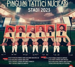 Pinguini Tattici Nucleari: data zero del tour 2023 a Venezia