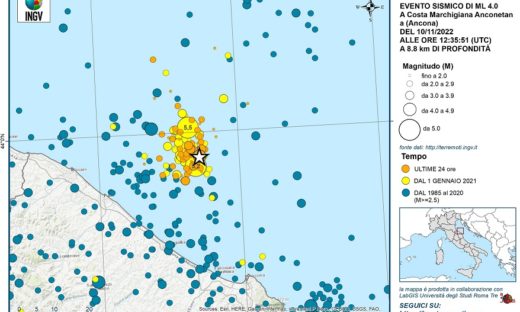 Ancora un terremoto nelle Marche