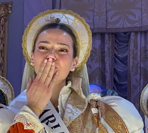 Beatrice Raffael la Maria dell'anno al Carnevale di Venezia