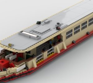 Un vaporetto di Lego selezionato per il BrickLink designer program