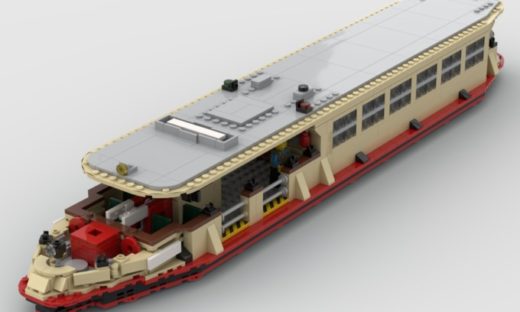 Un vaporetto di Lego selezionato per il BrickLink designer program