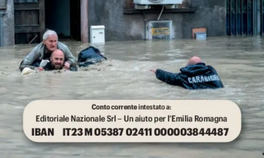 Una raccolta fondi per l'Emilia Romagna