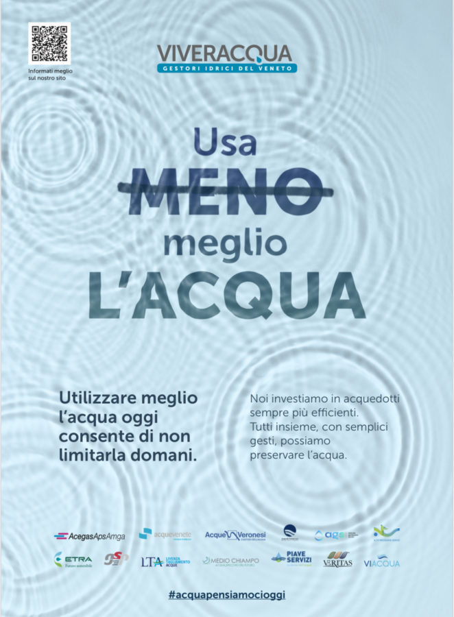 “Usa meglio l'acqua”: il Veneto punta sulla sensibilizzazione