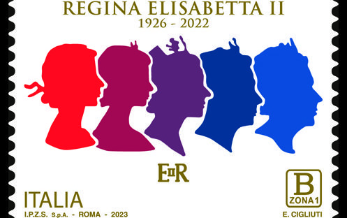 L’Italia omaggia la Regina Elisabetta II con un francobollo