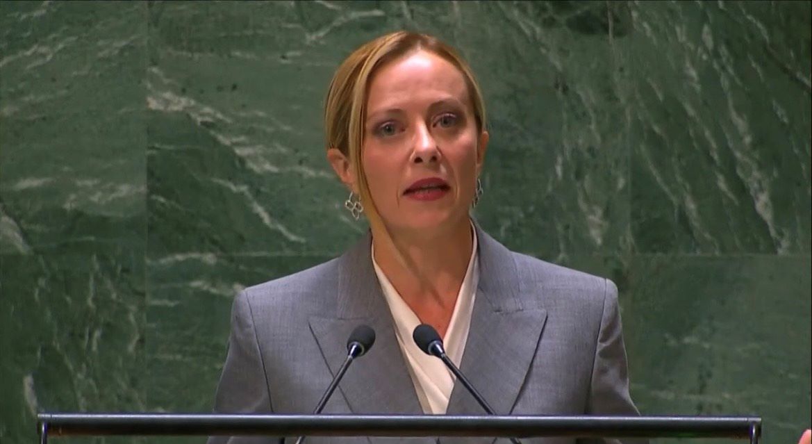 Meloni all'Onu: guerra globale al nuovo schiavismo