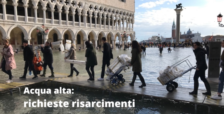 Acqua alta eccezionale a Venezia: risarcimenti per la lettera E