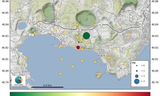 Campi Flegrei: scossone da paura nella notte