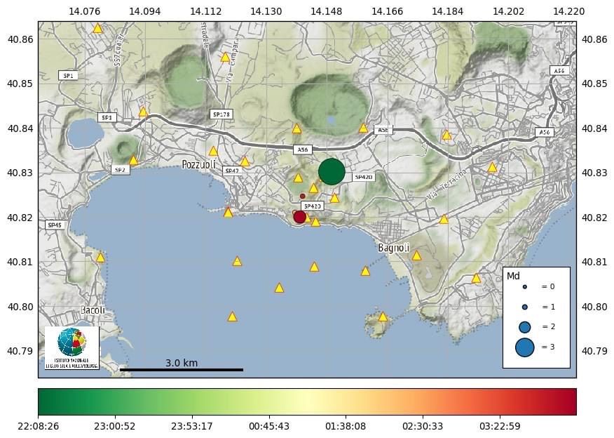 Campi Flegrei: scossone da paura nella notte