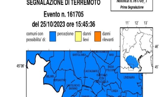 Terremoto a Rovigo