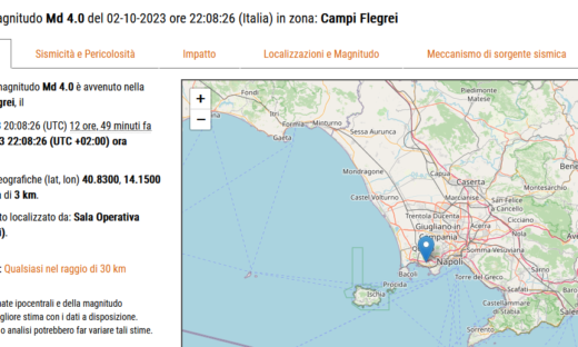 Campi Flegrei: ok dal Cdm. Entro 3 mesi il Piano di evacuazione