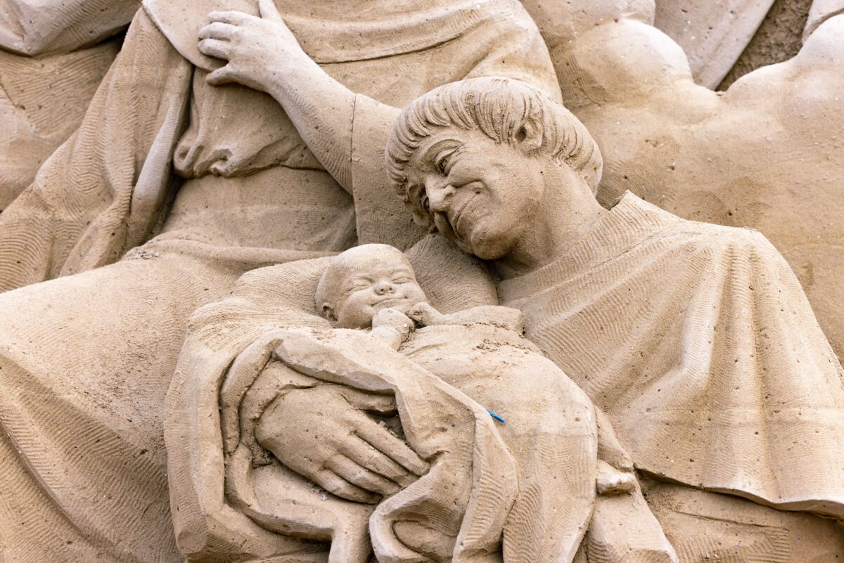 La Natività di sabbia da Jesolo ad Assisi