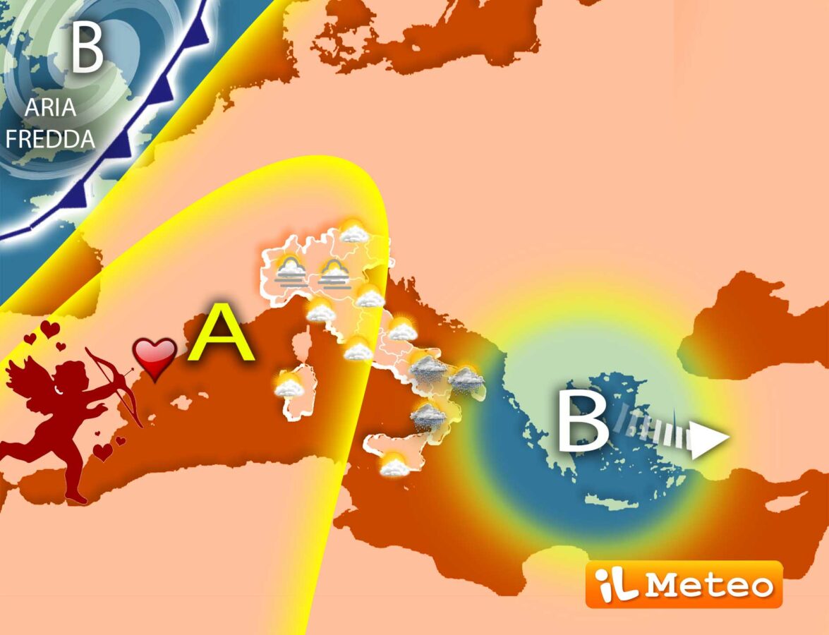 Meteo: anticipo di primavera con l’anticiclone di San Valentino