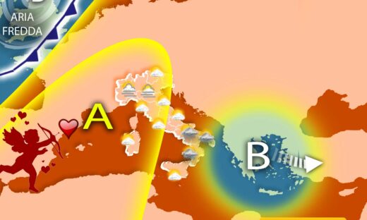 Meteo: anticipo di primavera con l’anticiclone di San Valentino