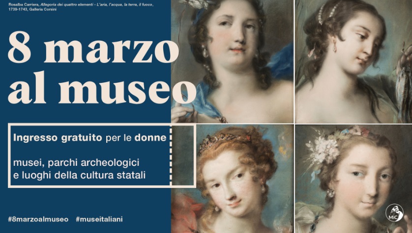 8 marzo: musei statali gratis per le donne