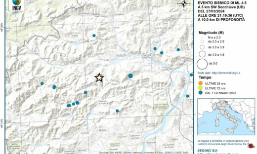 Terremoto Friuli: paura, ma pochi danni