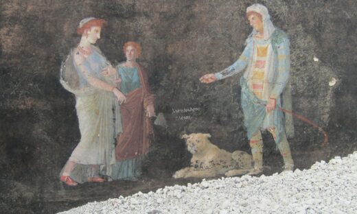 Scavi di Pompei: emerge un affresco ispirato alla guerra di Troia