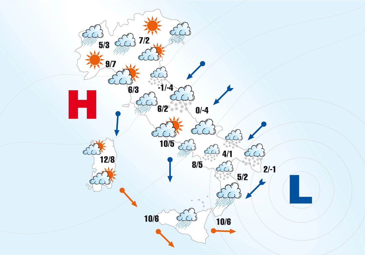 Meteo: ecco perché le previsioni, in Italia, sono tra le più difficili