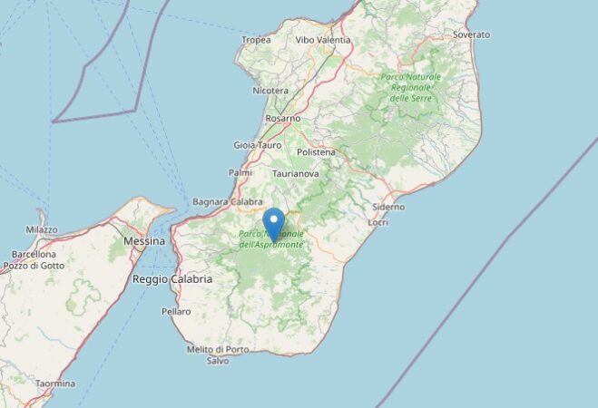 terremoto oggi aspromonte