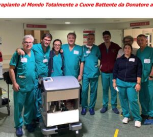 A Padova il primo trapianto al mondo a cuore sempre battente