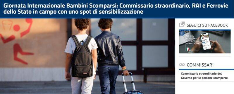 bambini scomparsi