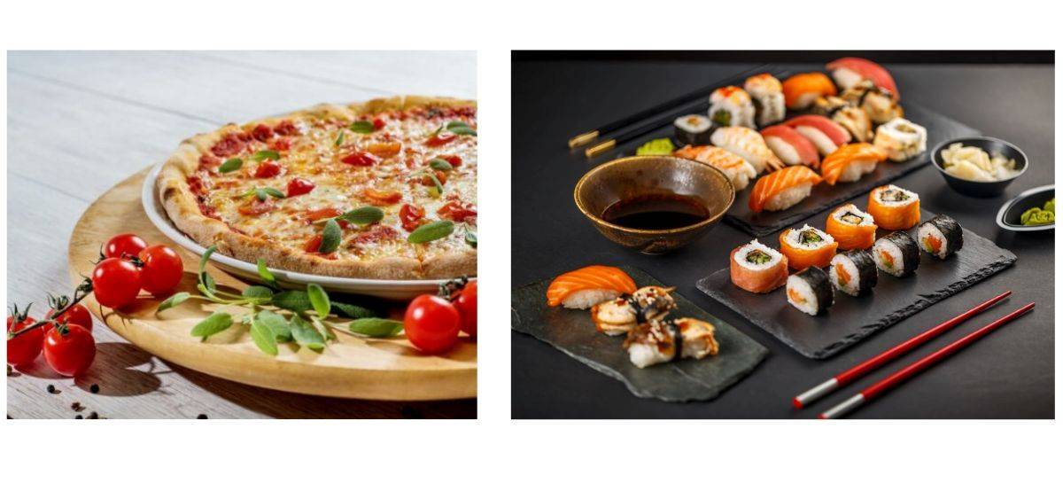 Pizza o sushi? Non è solo questione di gusto