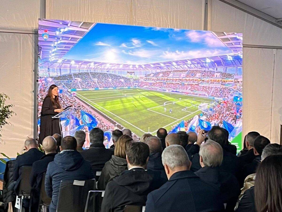 Posata la prima pietra del nuovo stadio di Venezia: nasce il cuore sportivo del Nordest