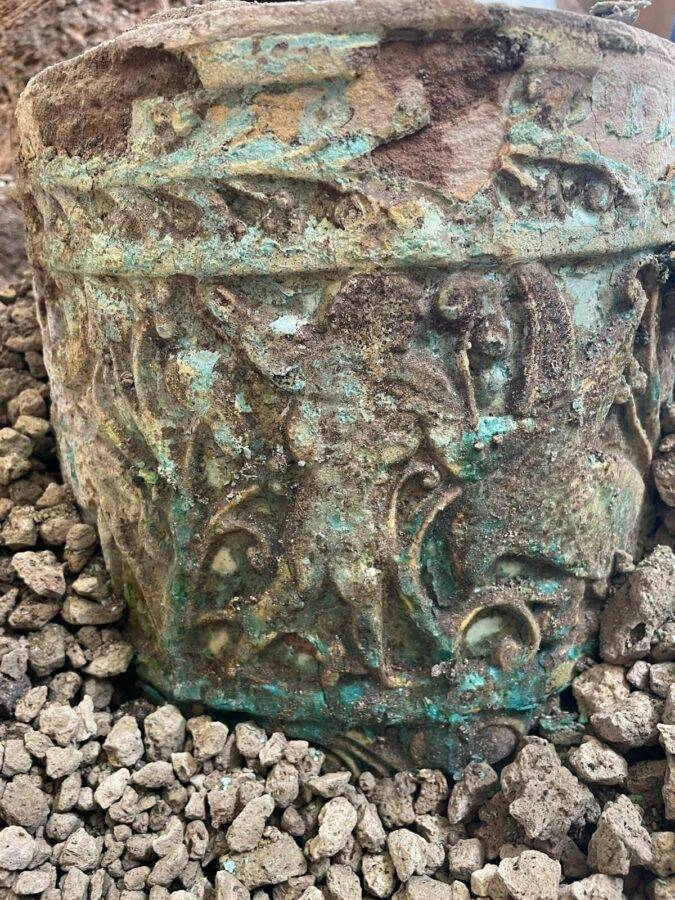Tracce d’Egitto scoperte in un retrobottega di Pompei