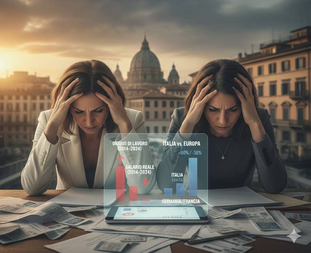 I salari non hanno tenuto il passo: ecco chi paga il conto