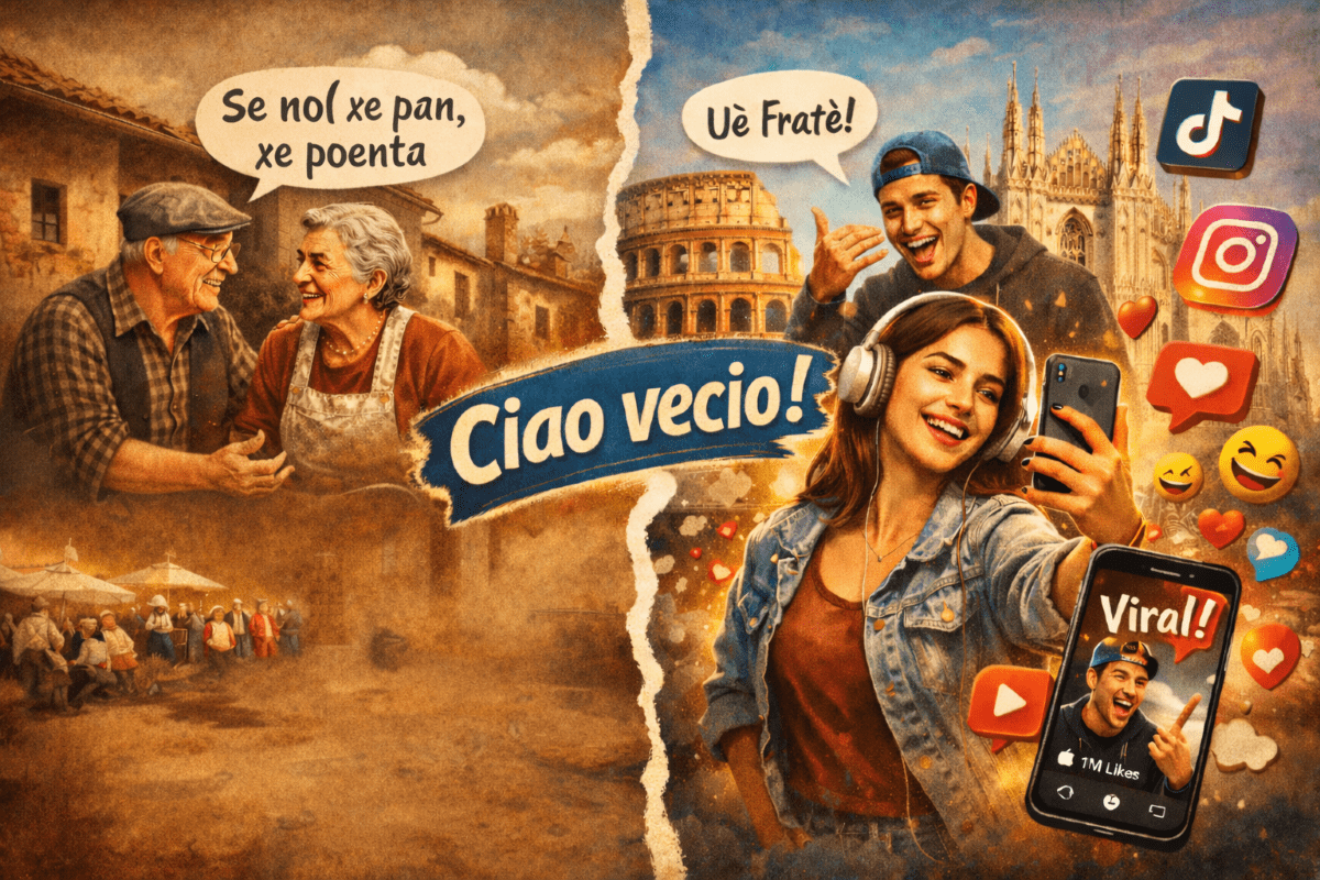 Dialetto: tra la realtà delle statistiche e la rivoluzione social