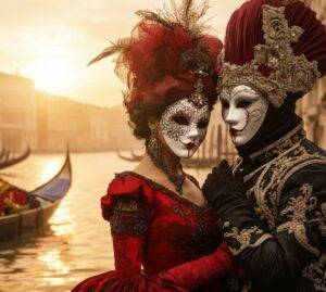Venezia: la laguna si infiamma per San Valentino
