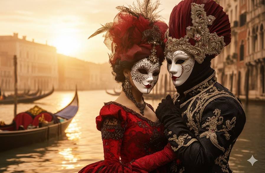 Venezia: la laguna si infiamma per San Valentino