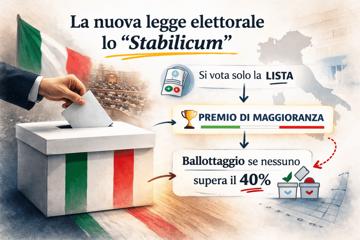 “Stabilicum”: accordo sulla nuova legge elettorale per garantire la governabilità