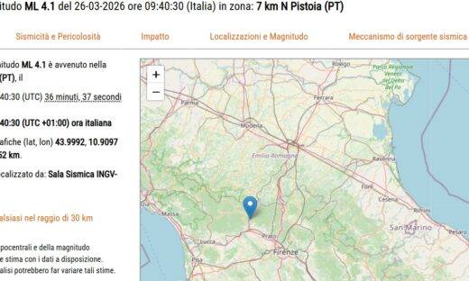 Terremoto Toscana: forte scossa, scuole evacuate