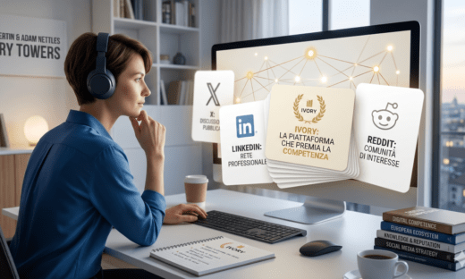 Ivory, il social italiano dove non puoi parlare se non sai