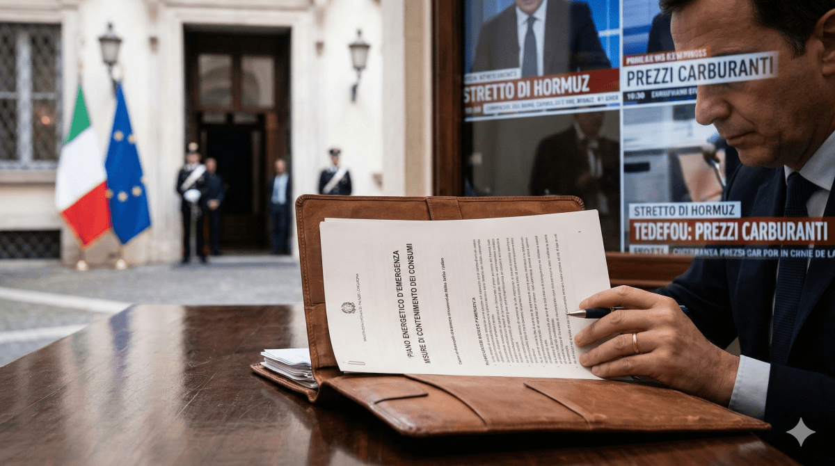 L'Italia riformula il suo piano energetico