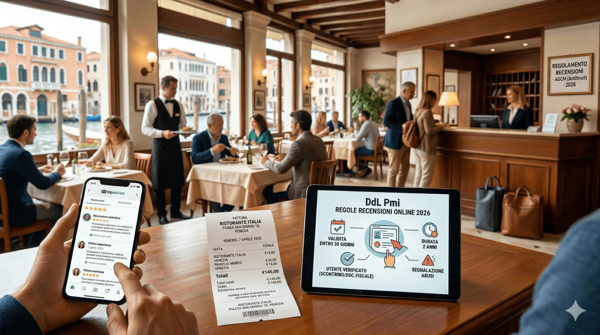 Hotel e ristoranti: stop alle recensioni fake