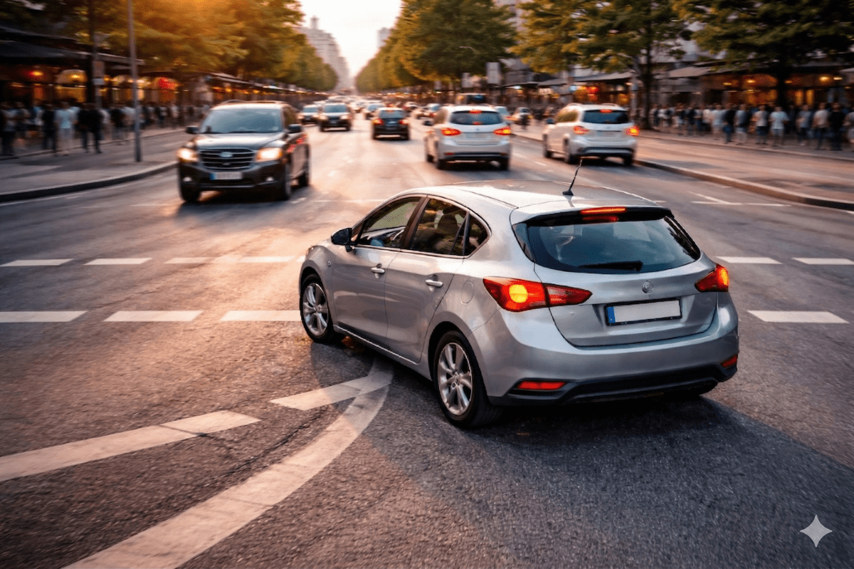 Svolta a sinistra addio: lo strano trend che arriva dalla guida urbana