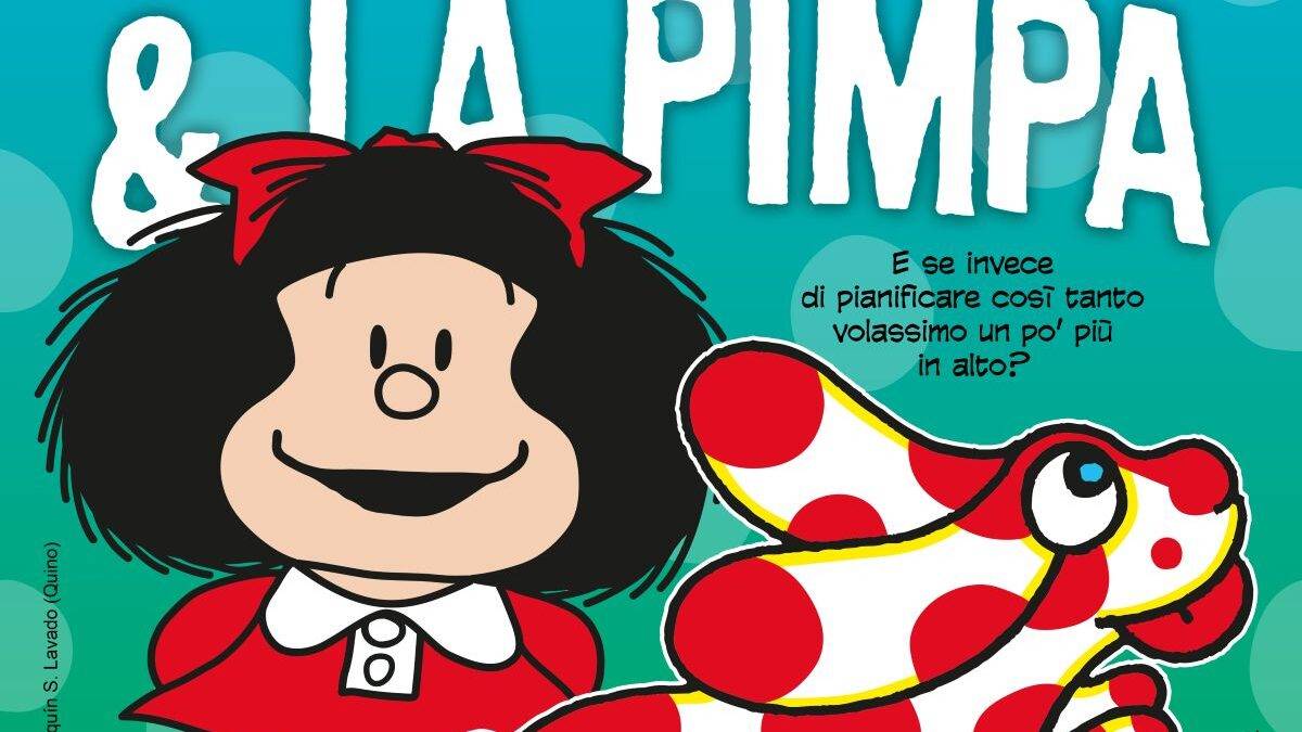 Mafalda e la Pimpa: l’incontro inedito che mette in crisi il mondo adulto