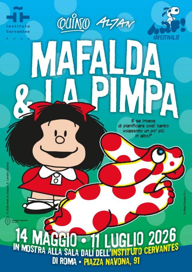 Mafalda e la Pimpa: l’incontro inedito che mette in crisi il mondo adulto