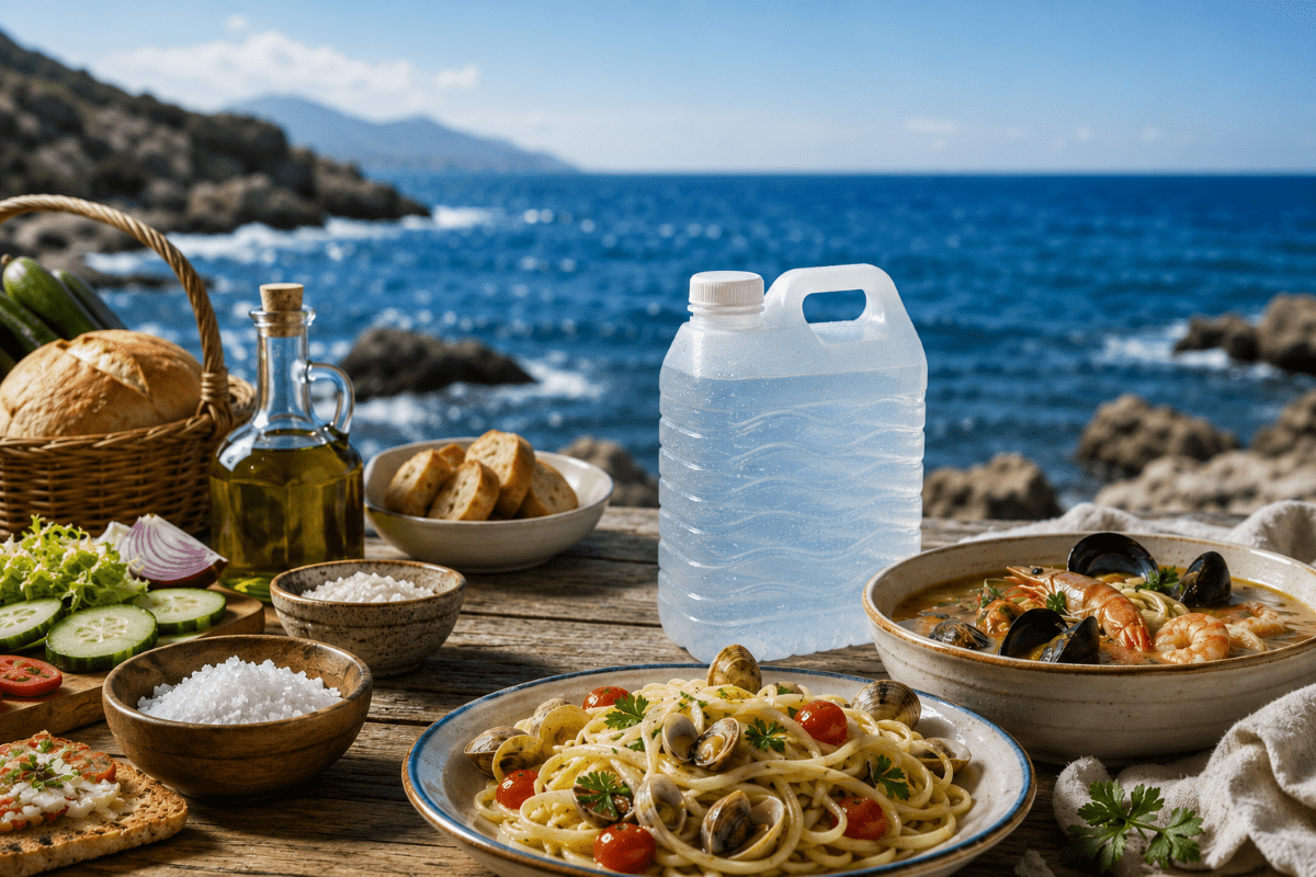 Acqua di mare al supermercato: la nuova ossessione gourmet