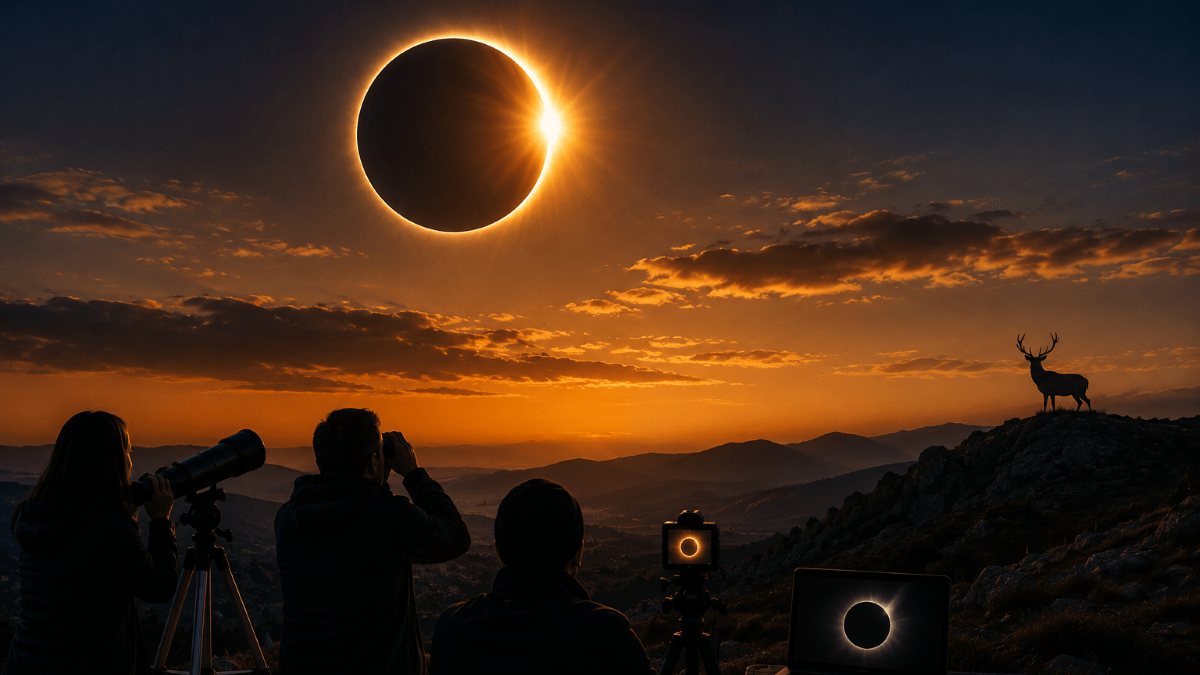 Il cielo regala due spettacoli: stasera la Luna del Cervo, il 12 agosto la grande eclissi di Sole