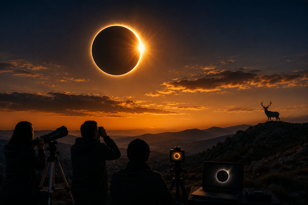 Il cielo regala due spettacoli: stasera la Luna del Cervo, il 12 agosto la grande eclissi di Sole