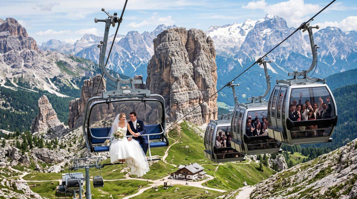 La nuova tendenza: sposarsi tra le vette